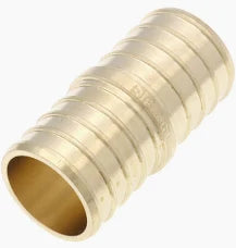 1" Pex Coupling Brass