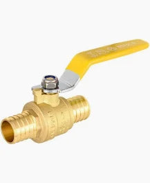 1" Pex Ball Valve Brass
