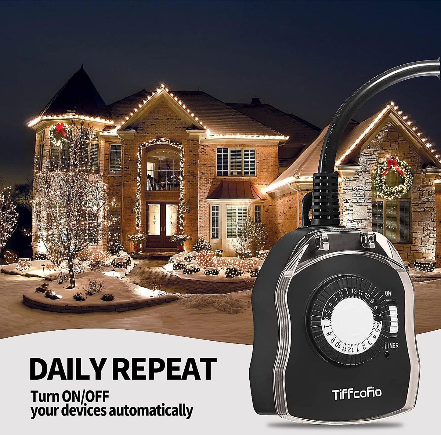Multi-Purpose Outdoor Timer Outlet