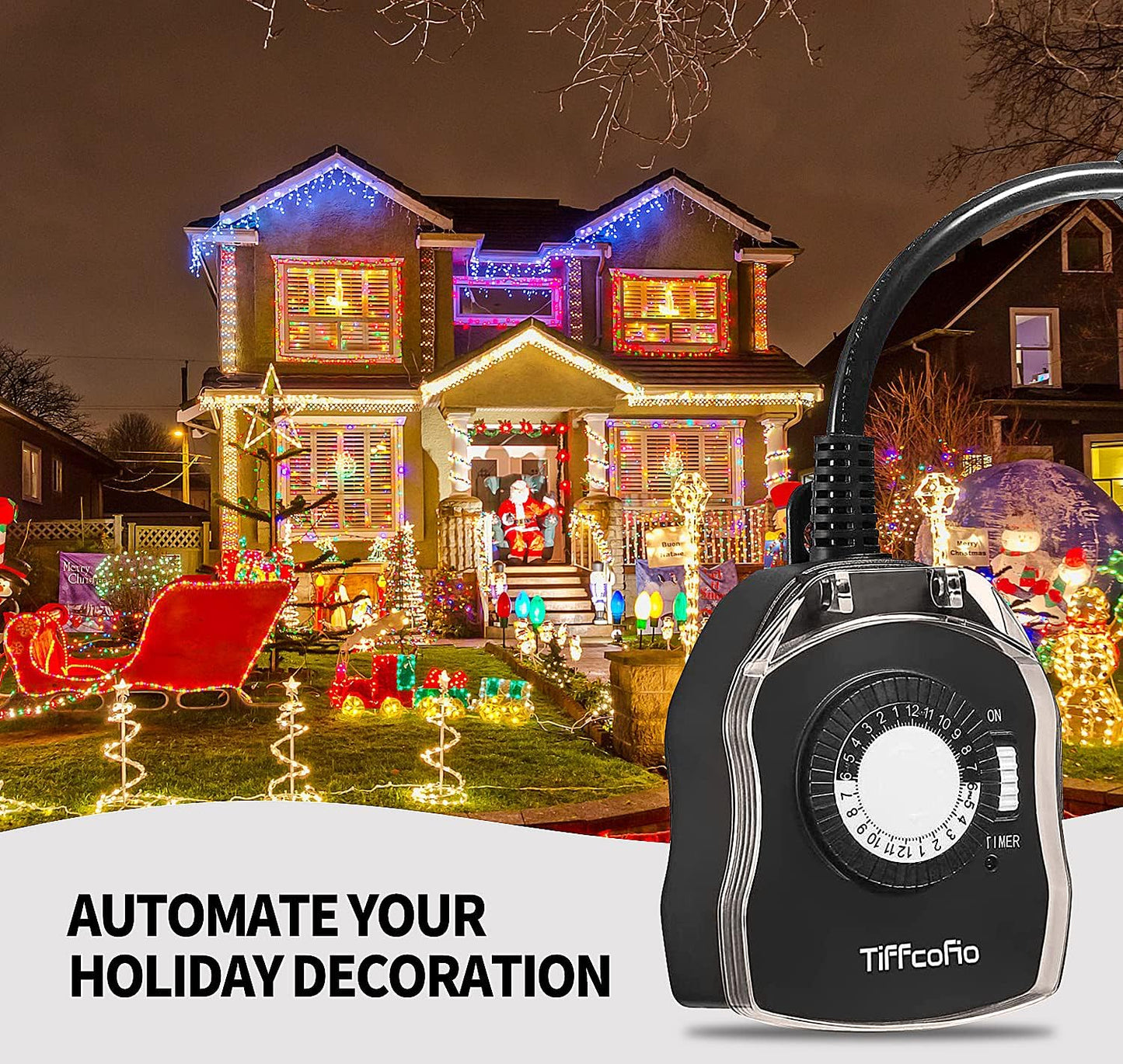 Multi-Purpose Outdoor Timer Outlet